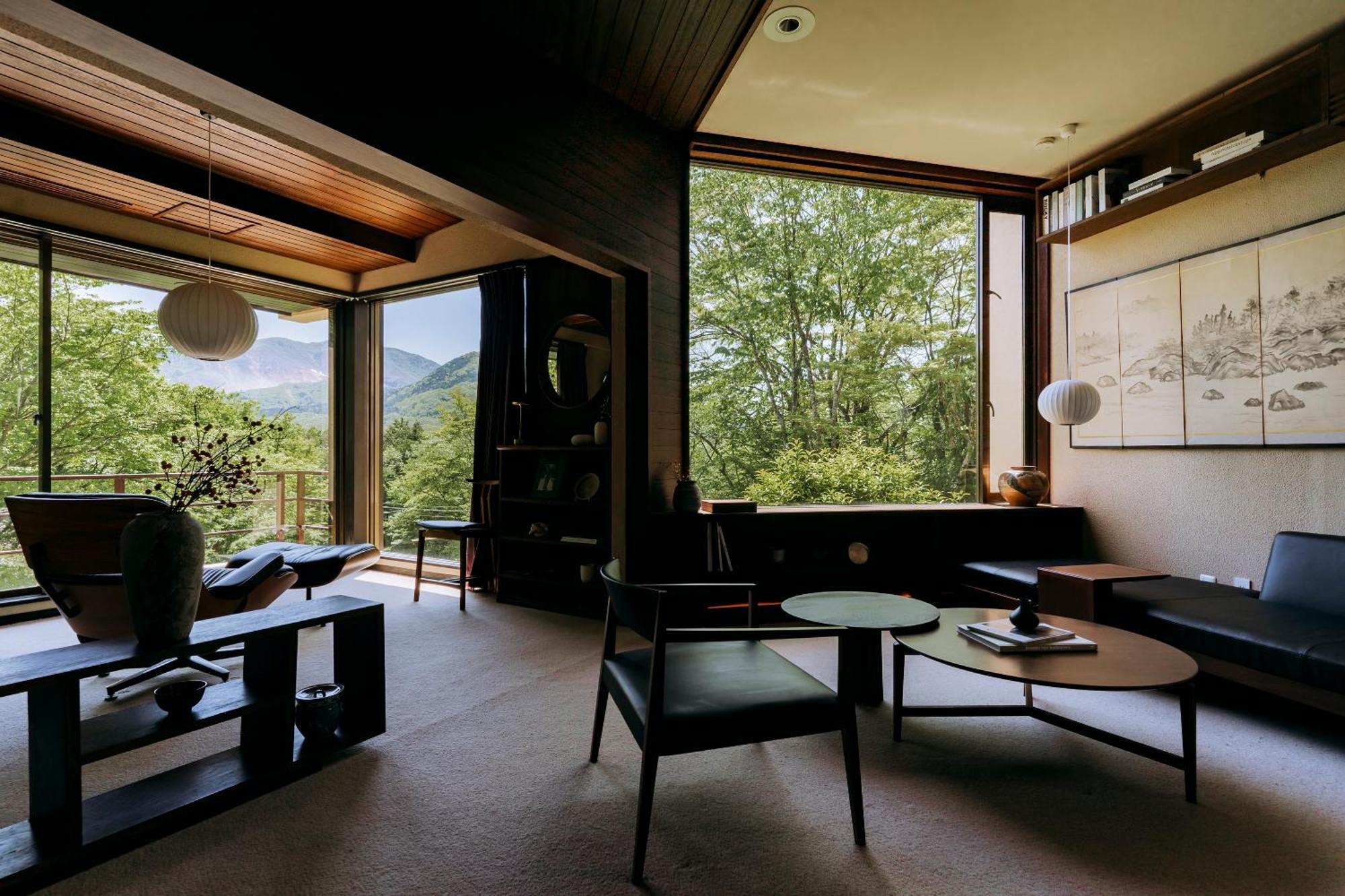 Vila Aknot Hakone 大涌谷を望むモダニズム建築 東京から90分 Exteriér fotografie